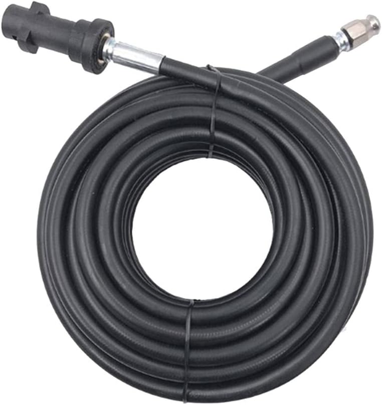 klarako Pipe Cleaning Pipe Pipe Cleaner Drain Cleaner Hose, Suitable for Karcher K2 K4 K5 K6 K7 Pressure Washer, 6/10/15 / 20m Optional Black, 6 Meter - Image 2