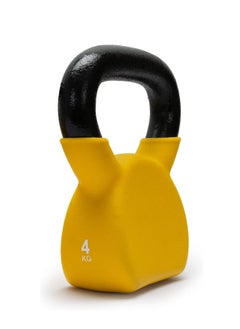 anythingbasic. Kettlebell of 4Kg (8.8LB) Includes 1 * 4Kg (8.8LB) | Material : Iron with Rubber Coat | Exercise, Fitness and Strength Training Weights at Home/Gym | Unisex  - Image 1