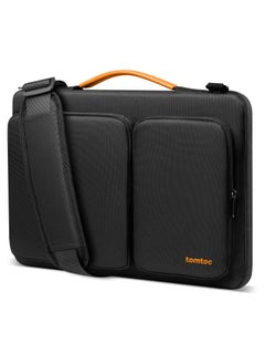 Tomtoc حقيبة كتف واقية للكمبيوتر المحمول Defender-A42 360 لجهاز كمبيوتر محمول Acer Aspire 3/5/7 مقاس 15.6 بوصة، HP Pavilion 15.6، Dell Inspiron 15 3000، 15.6 ASUS ROG Zephyrus، 2020 New Dell XPS 17، حقيبة ملحقات مقاومة للماء  - Image 1