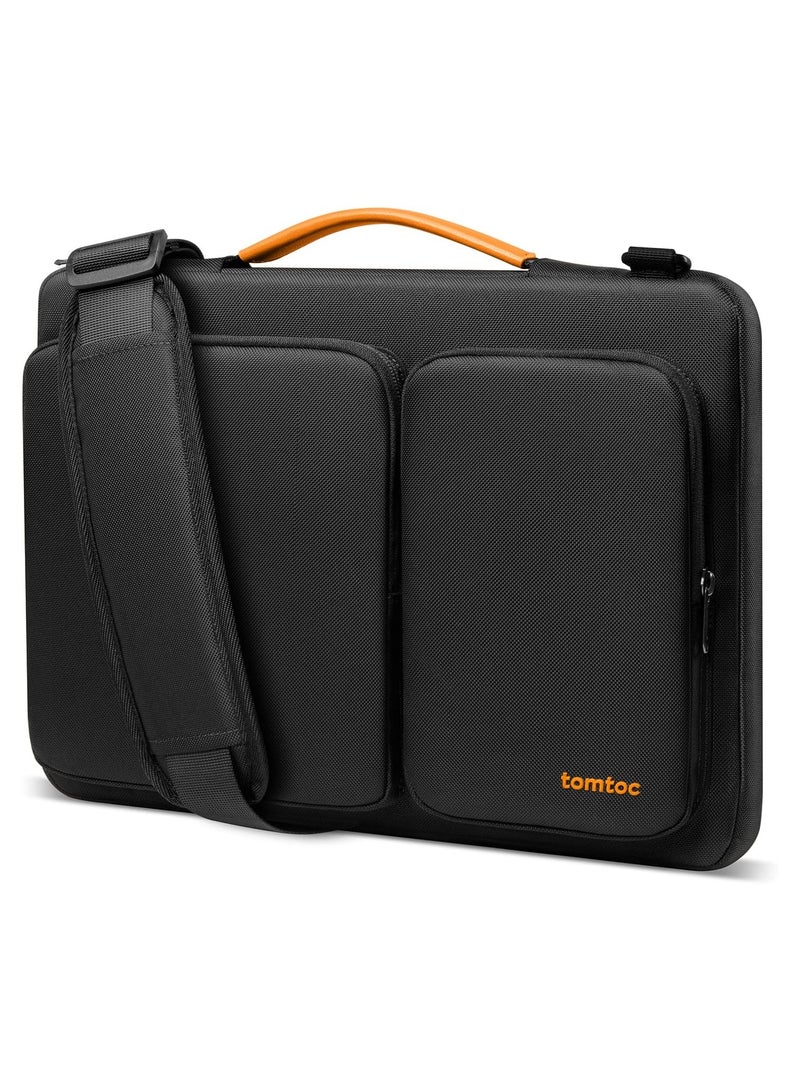 Tomtoc Defender-A42 360 Protective Laptop Shoulder Bag for 15.6 Inch Acer Aspire 3/5/7 Laptop, HP Pavilion 15.6, Dell Inspiron 15 3000, 15.6 ASUS ROG Zephyrus, 2020 New Dell XPS 17, Waterproof Accessory Case - Image 1