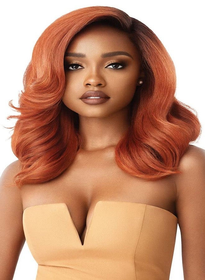 Outre Lace Front Wig - Neesha Soft & Natural - Neesha 202 (DRFF SUNKISS BROWN) - Image 1