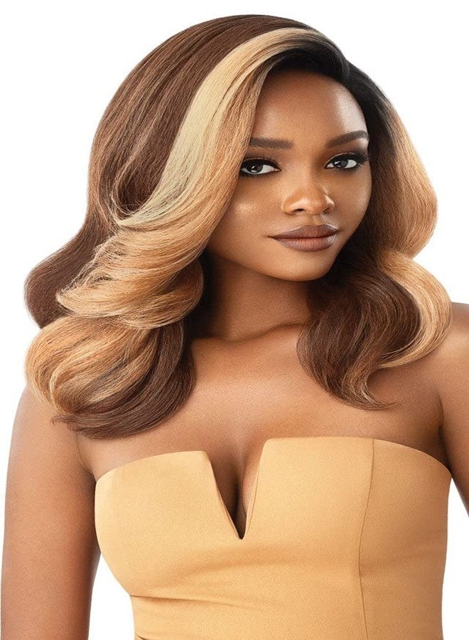Outre Lace Front Wig - Neesha Soft & Natural - Neesha 202 (DRFF SUNKISS BROWN) - Image 2