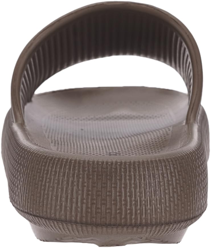 BRONAX Pillow Slippers for Women and Men | House Slides Shower Sandals | Cushioned Thick Sole 37-38 Chocolate - Image 5