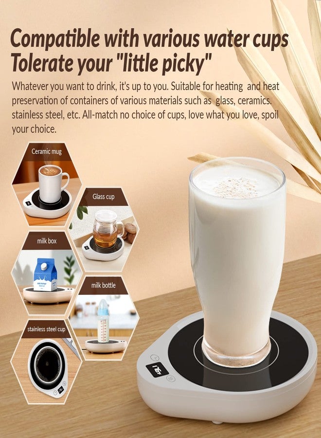 let'me Mug Warmer, Upgrade Coffee Warmer & Cup Warmer for Desk with 3 Temperature Settings, More Hot Coffee Mug Warmer with Timer & 4H Auto Shut Off for Keep Best Flavor for Cocoa, Tea, Water, Milk, Black - Image 5