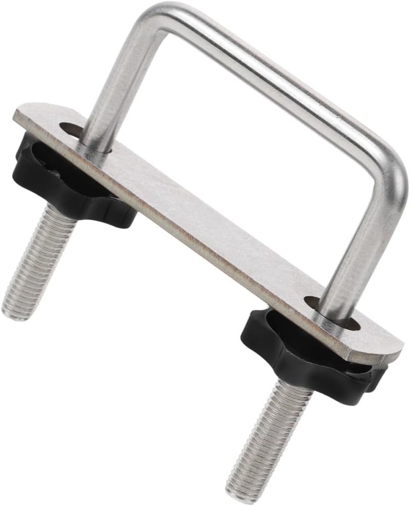 Uonlytech Universal Roof Rack Clamp U-Bolt 8cm Diameter Car Cargo Carrier Crossbar Hanger Clip Mounting Bracket for Automotive Rooftop Luggage Rack Accessories - Image 1