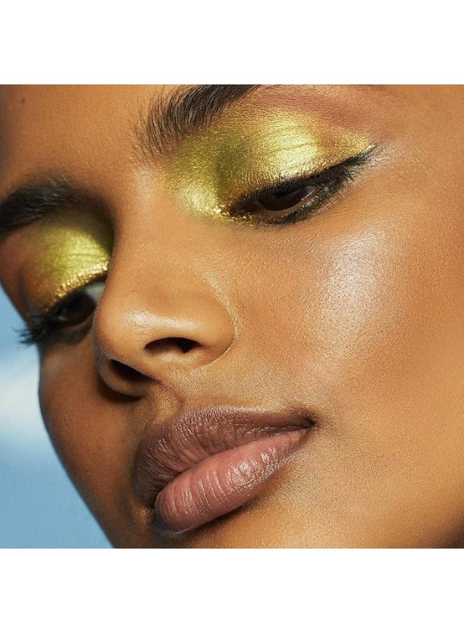 elf Liquid Glitter Eyeshadow, One Swipe Coverage, Comfortable Wear with Minimal Fallout, Long-Lasting Glitter, 24K Gold - Image 3
