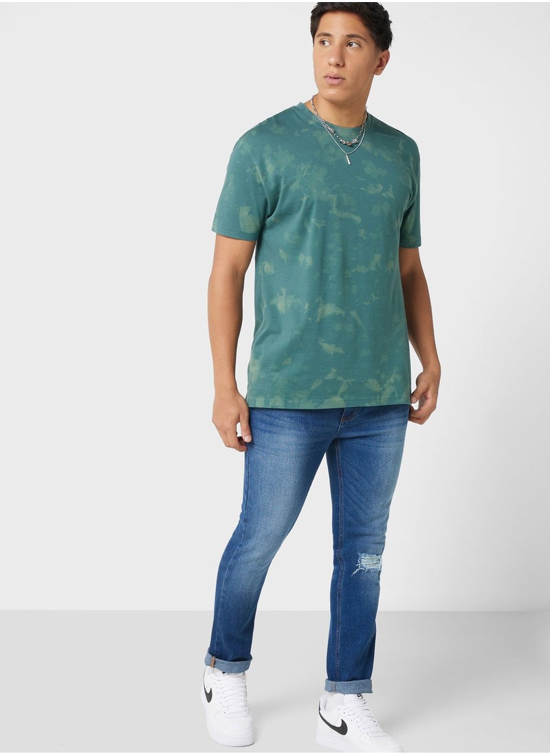 Seventy Five - Slim Fit Washed Jeans - Image 1