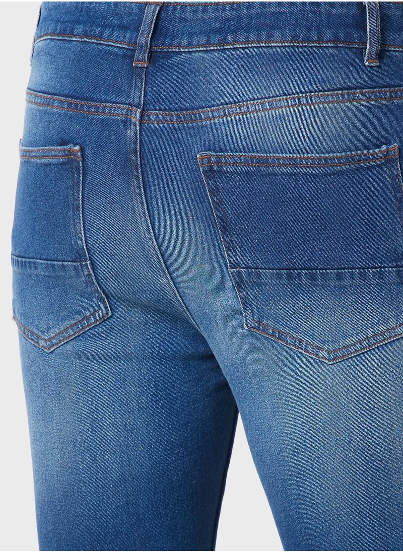 Seventy Five Slim Fit Washed Jeans
