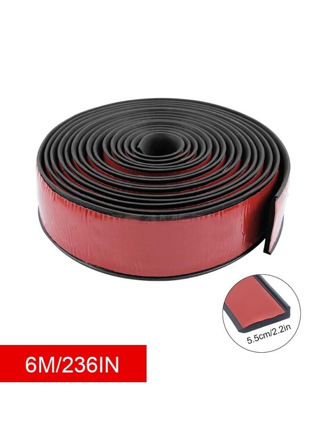 Seametal SEAMETAL Car Wheel Fender Protective Sticker Auto Wheel Tyre Eyebrow Anti Scratch Rubber Trim Universal 1.5m/6m Car Wheel Edge Strickers - Image 1