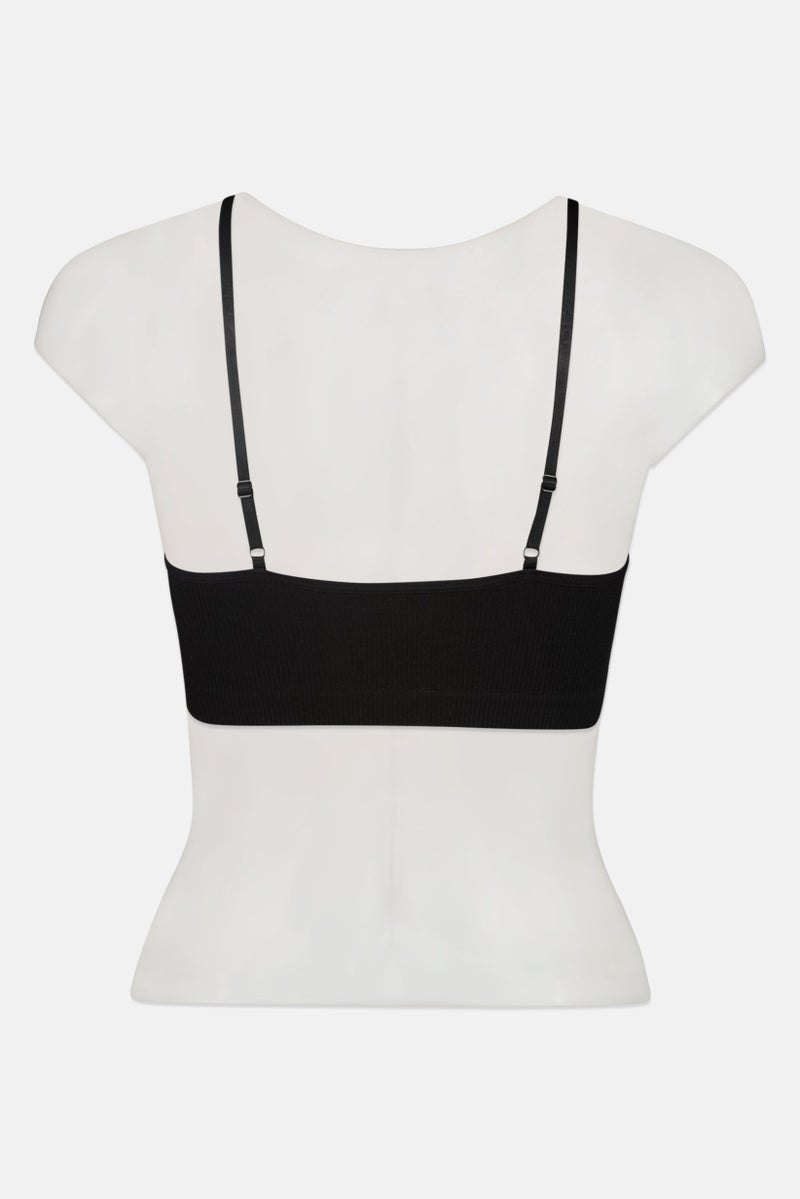 Kensie Women 3 Pieces Brand Logo Padded Bra, Multicolor - Image 3