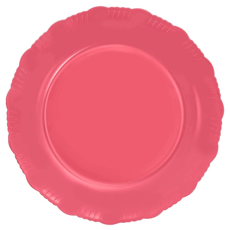 Cutting EDGE Round Colorful Set of Dinner Plates for Families Daily Use Parties Unbreakable Kid Friendly Microwave Safe Dishwasher Safe Mix Set of 6 - Image 5