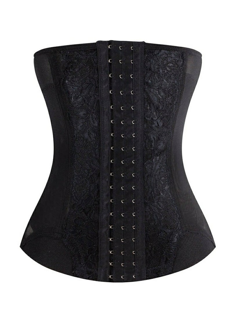 إسكدنيا High Waist Shapewear Girdle for Women Protect Waist Shaping Belt Tummy Control Shapewear Slimming Body Shaper Bands Black - Image 1