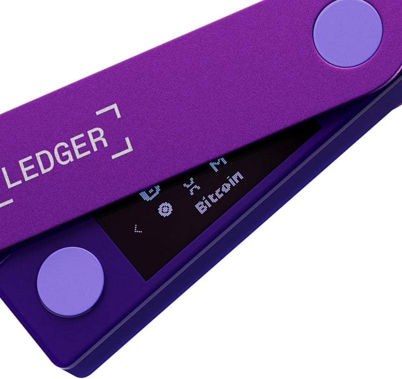 Ledger Nano X - محفظة العملات الرقمية الصلبة بلوتوث - أفضل طريقة لشراء وإدارة وتنمية جميع أصولك الرقمية بأمان (أرجواني أميثيست) - Image 1