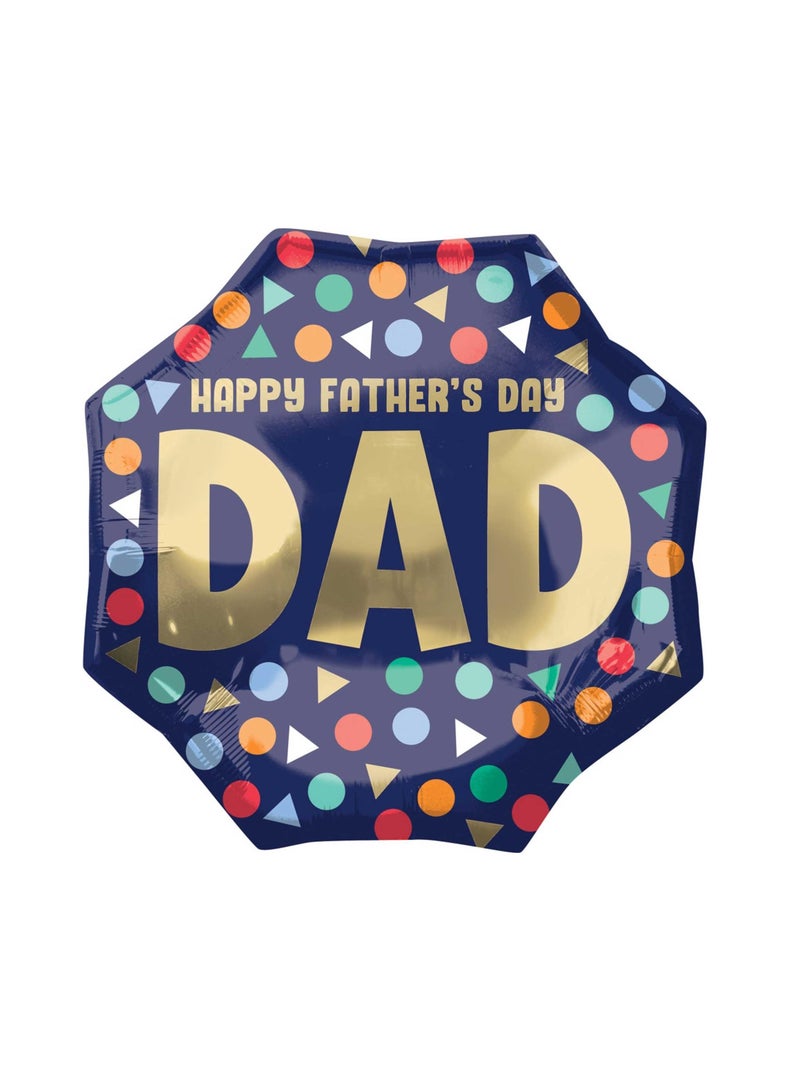 Anagram Happy Father's Day Dad SuperShape Balloon 55cm 