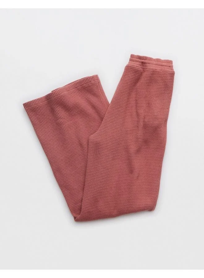آري من امريكان ايجل Casual Waffle Wide Leg Skater Pant