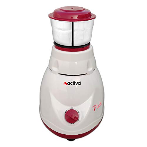 ACTIVA Pluto 2 Jar 500 Watts Mixer Grinder (18 MM) Heavy Duty Motor Grinder (ABS Body) Comes With 3 Year Warranty,Red - Image 4