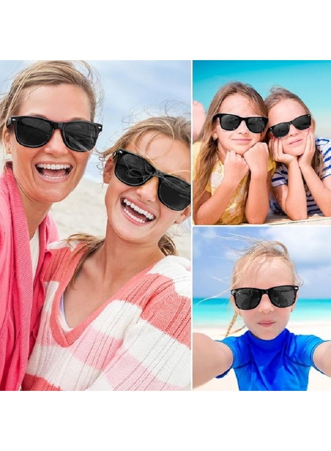 نظارة شمس للأطفال تعكس أشري وخفيف الوزن، مثالية للحماية من الضوء الساطع أثناء اللعب والرحلات الخارجية (اسود) - Image 5