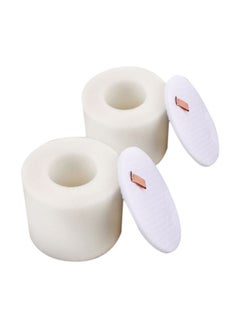 NIBEMINENT 2-Piece Foam Felt Filter For Shark Rotator Pro NV650/NV650W/NV651/NV652/NV750/NV750W NV751/NV752 H24300-2 white 