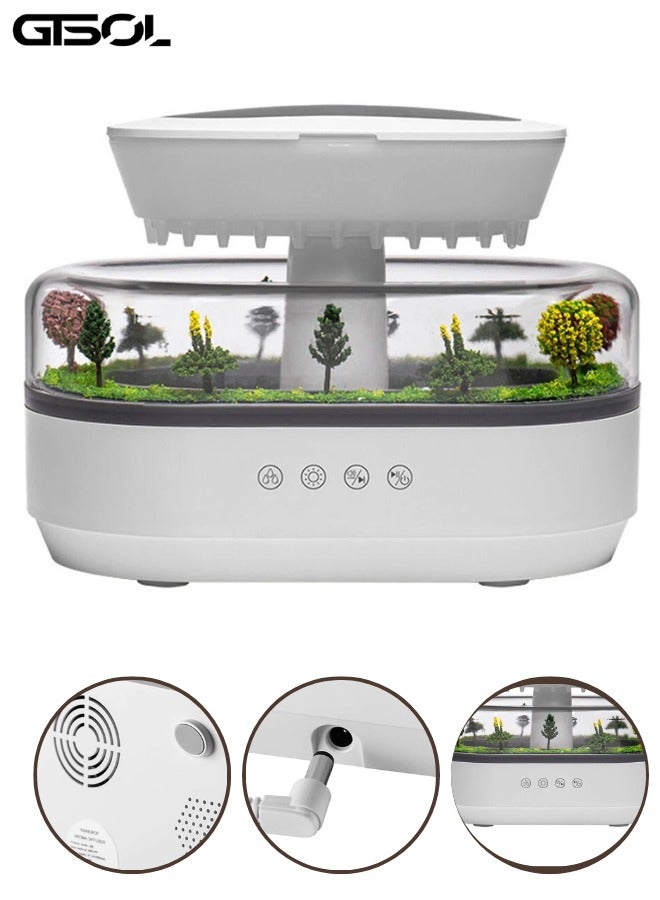 GTSOL Miniature landscape Essential Oil Diffuser with  Night Light  – 7 LED Colors, Sleep Aid, Aromatherapy Humidifier (280ml) - Image 1
