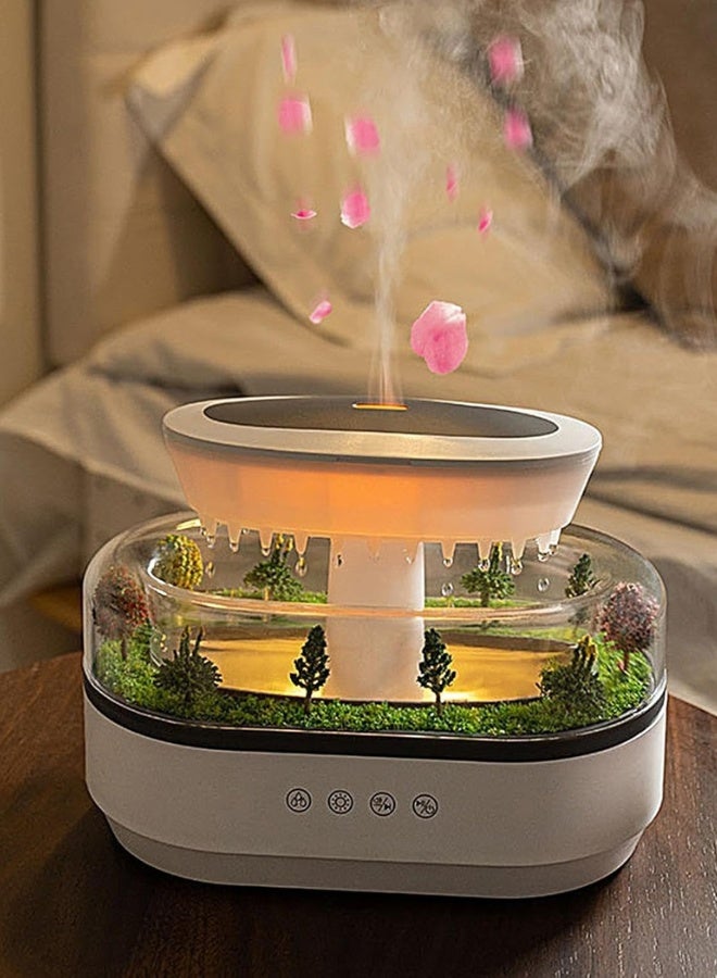 GTSOL Miniature landscape Essential Oil Diffuser with  Night Light  – 7 LED Colors, Sleep Aid, Aromatherapy Humidifier (280ml) - Image 4