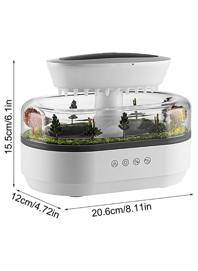 GTSOL Miniature landscape Essential Oil Diffuser with  Night Light  – 7 LED Colors, Sleep Aid, Aromatherapy Humidifier (280ml) - Image 2