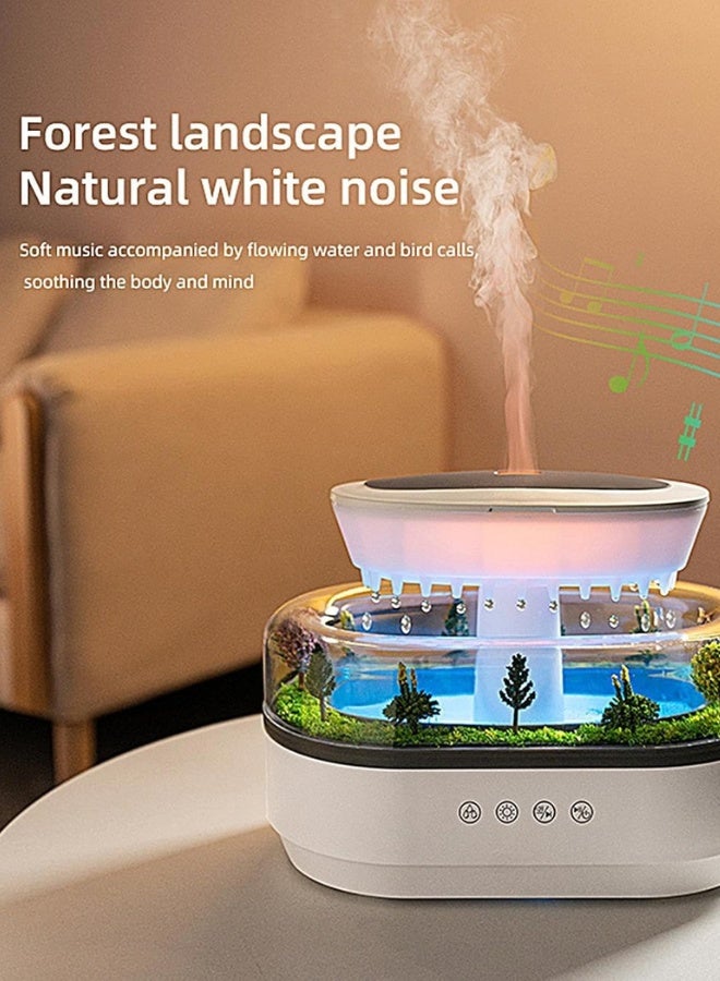 GTSOL Miniature landscape Essential Oil Diffuser with  Night Light  – 7 LED Colors, Sleep Aid, Aromatherapy Humidifier (280ml) - Image 5