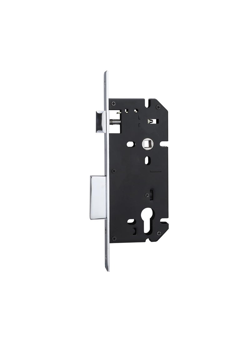 Godrej Locking Solutions and Systems - Godrej Mortise LockHandle Lock Set for Main Internal Door of Home OfficesNEH 21Satin Steel Finish10 inch Lockbody60 mm Cylinder Key from Outside knob from Inside with 3 Keys5 Years Warranty - Image 1