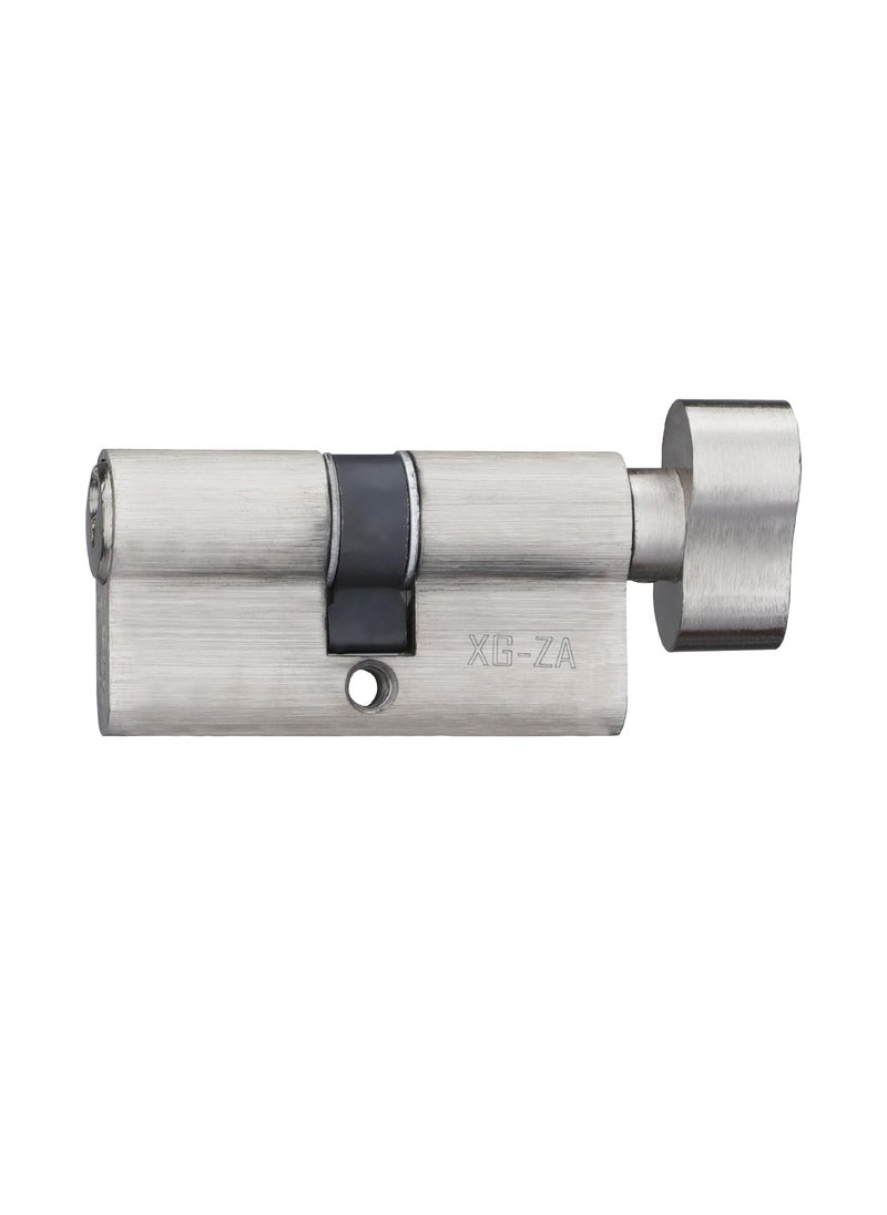 Godrej Locking Solutions and Systems - Godrej Mortise LockHandle Lock Set for Main Internal Door of Home OfficesNEH 21Satin Steel Finish10 inch Lockbody60 mm Cylinder Key from Outside knob from Inside with 3 Keys5 Years Warranty - Image 1