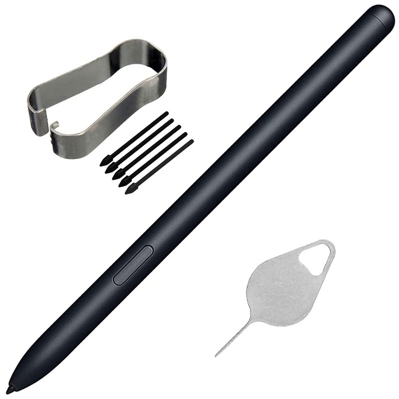 Bestdealing Galaxy Tab S9 Pen Stylus Tab S9 FE S Pen Replacement Tab S9 Ultra Stylus Pen Tab S9+ Touch Pen for Samsung Galaxy Tab S9 FE Pen S Pen with Tips Repair Part Black (NO Bluetooth) - Image 5