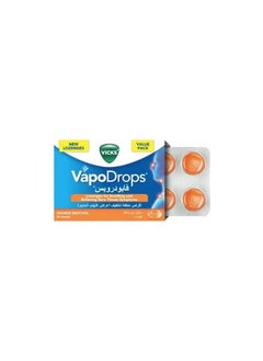 Vicks Menthol Orange Sore Throat Relief Lozenges, 16 Lozenges  - Image 3