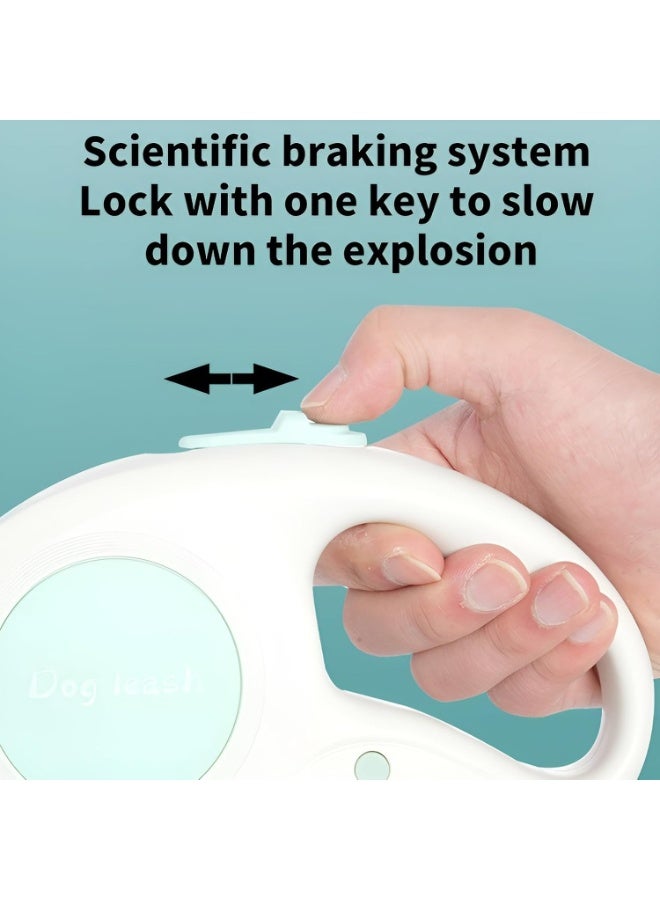 Retractable Dog Leash 5M Automatic Flexible Dog Puppy Cat Traction Rope Belt Dog Leash For Small Medium Dogs Pet Supplies With front lighting - Image 4