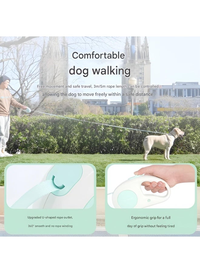 Retractable Dog Leash 5M Automatic Flexible Dog Puppy Cat Traction Rope Belt Dog Leash For Small Medium Dogs Pet Supplies With front lighting - Image 5