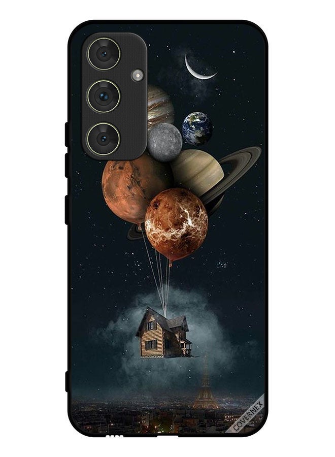 Covernex Protective Case Cover For Samsung Galaxy A54 Balloon Planets Takes Home - Image 1