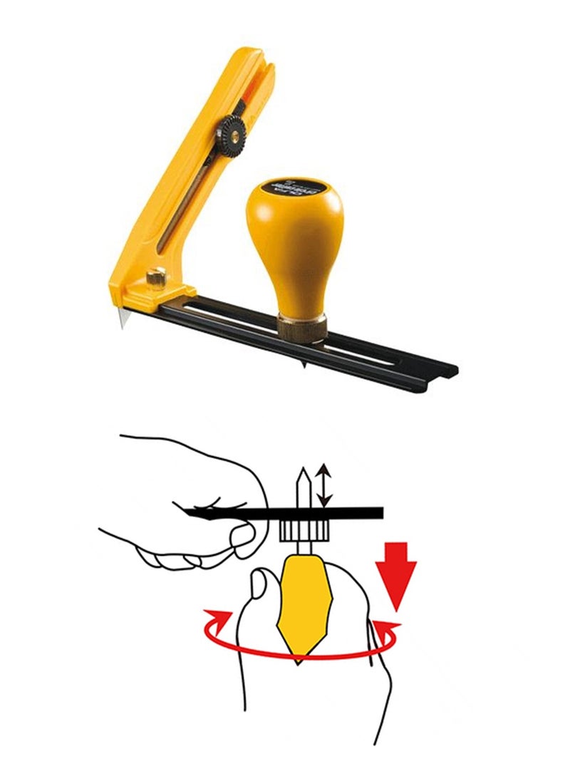 OLFA CMP-2 Rotary Circle Cutter For Upto 30cm Diameter With Snap-Off Blades  - Image 3