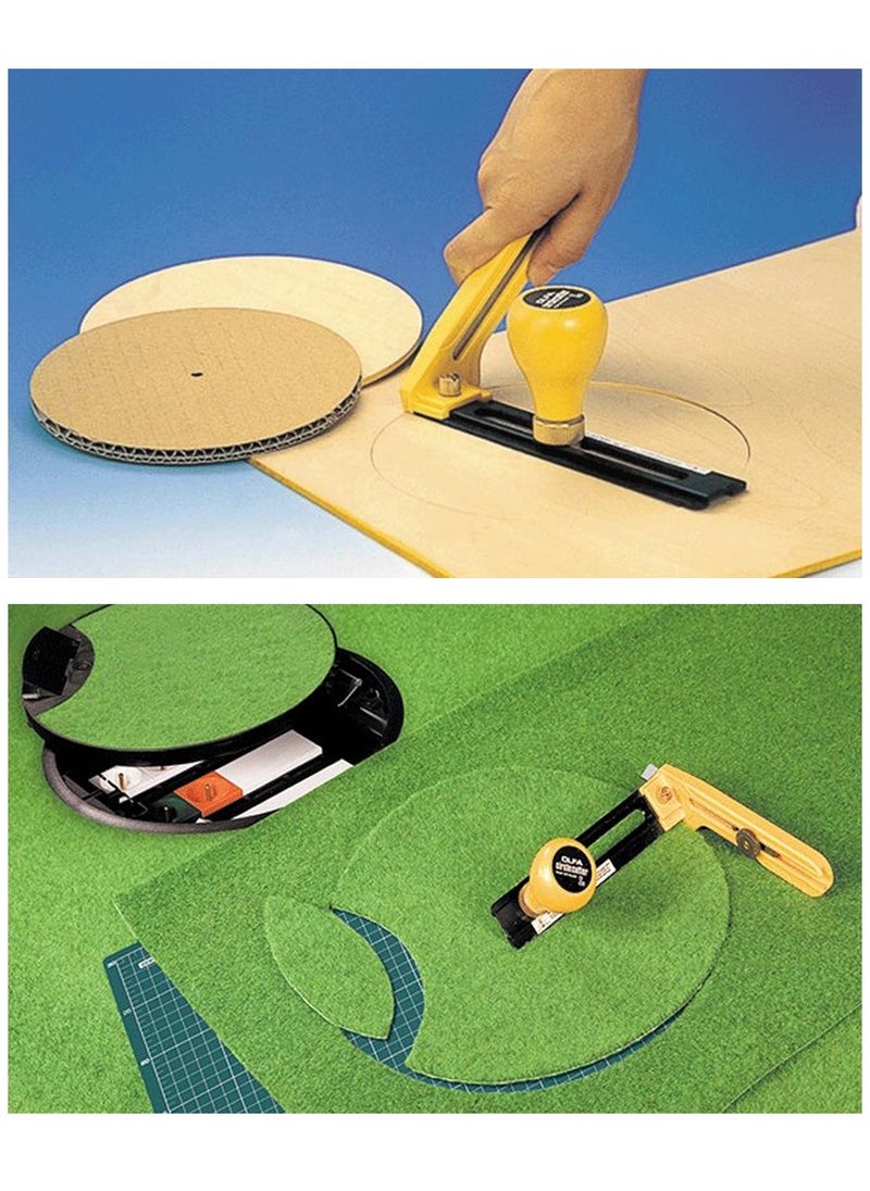 OLFA CMP-2 Rotary Circle Cutter For Upto 30cm Diameter With Snap-Off Blades  - Image 4