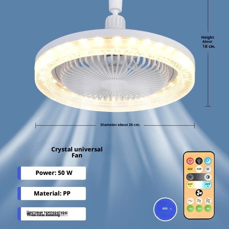 Chandelier With Fan - Image 1