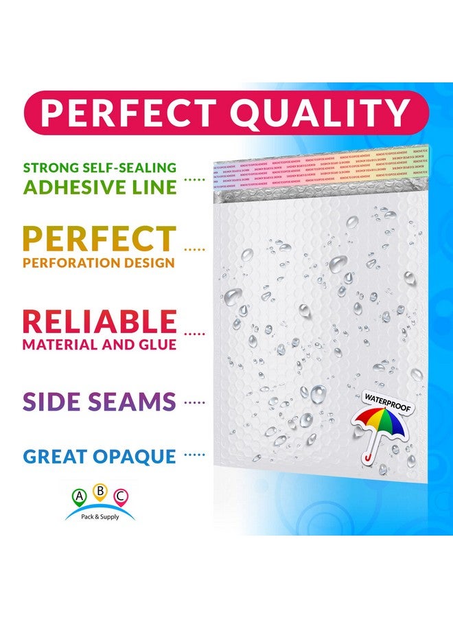 ABC Pack & Supply Abc Poly Bubble Mailers 6.5 X 9 Inches. Pack Of 25 White Padded Envelopes For Small Business. Self Seal Adhesive Padded Shipping Envelopes. Cushioning Bubble Packaging Envelopes - Image 3