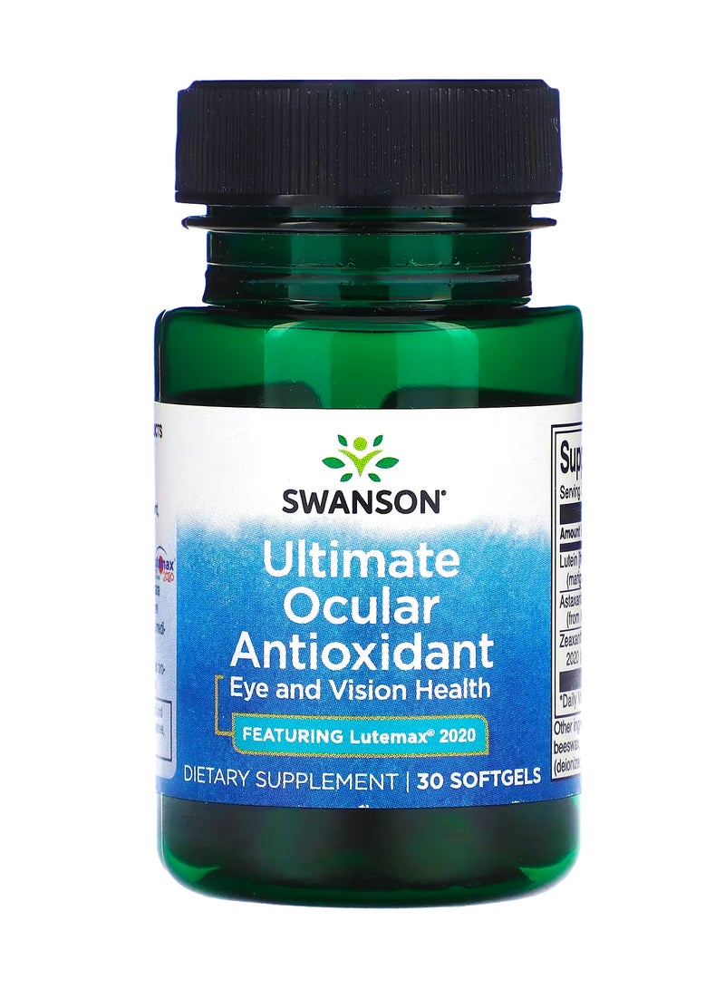 سوانسون مضاد أكسدة فائق للعين  30 كبسولة هلامية