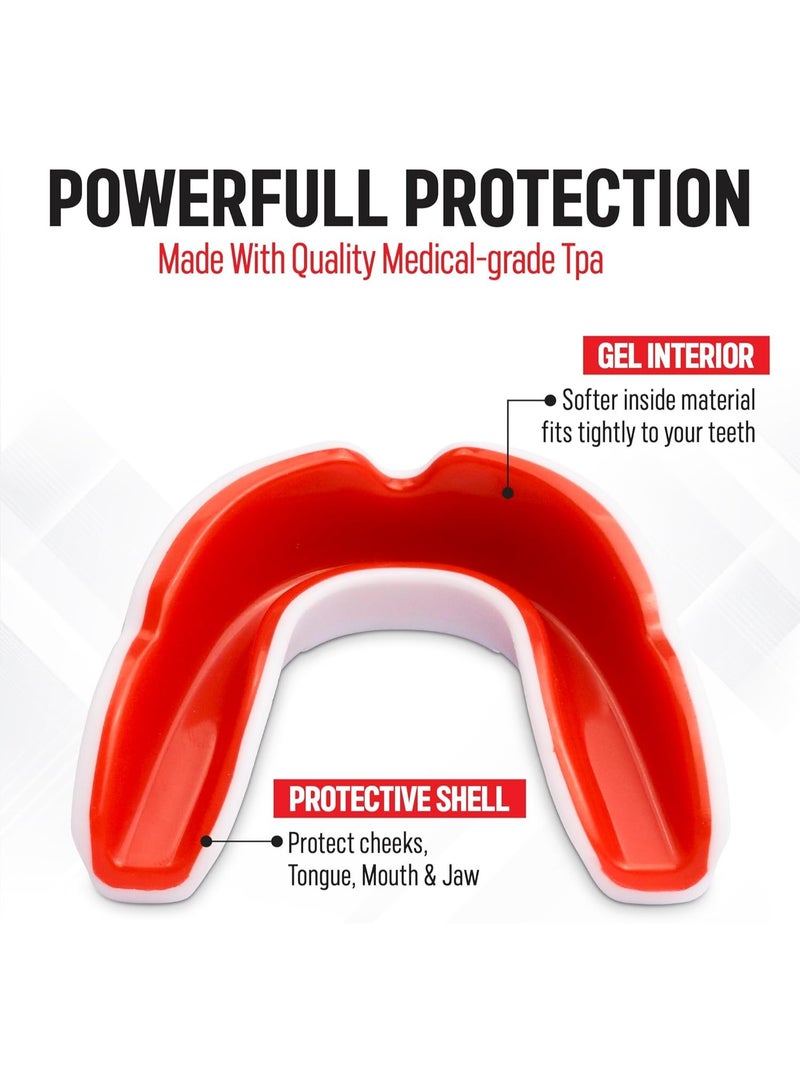 Bad Boy Silicone mouth guard with case for various sports  - Image 2