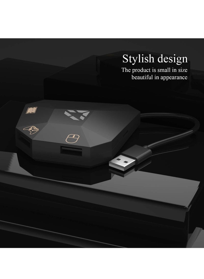 Keyboard and Mouse Adapter for Nintendo Switch/Xbox One/Xbox 360/PS4/PS3,Plug&Play Console Converter for FPS, TPS, RPG Gaming, Wired Keyboard and Mouses Converter - Image 4