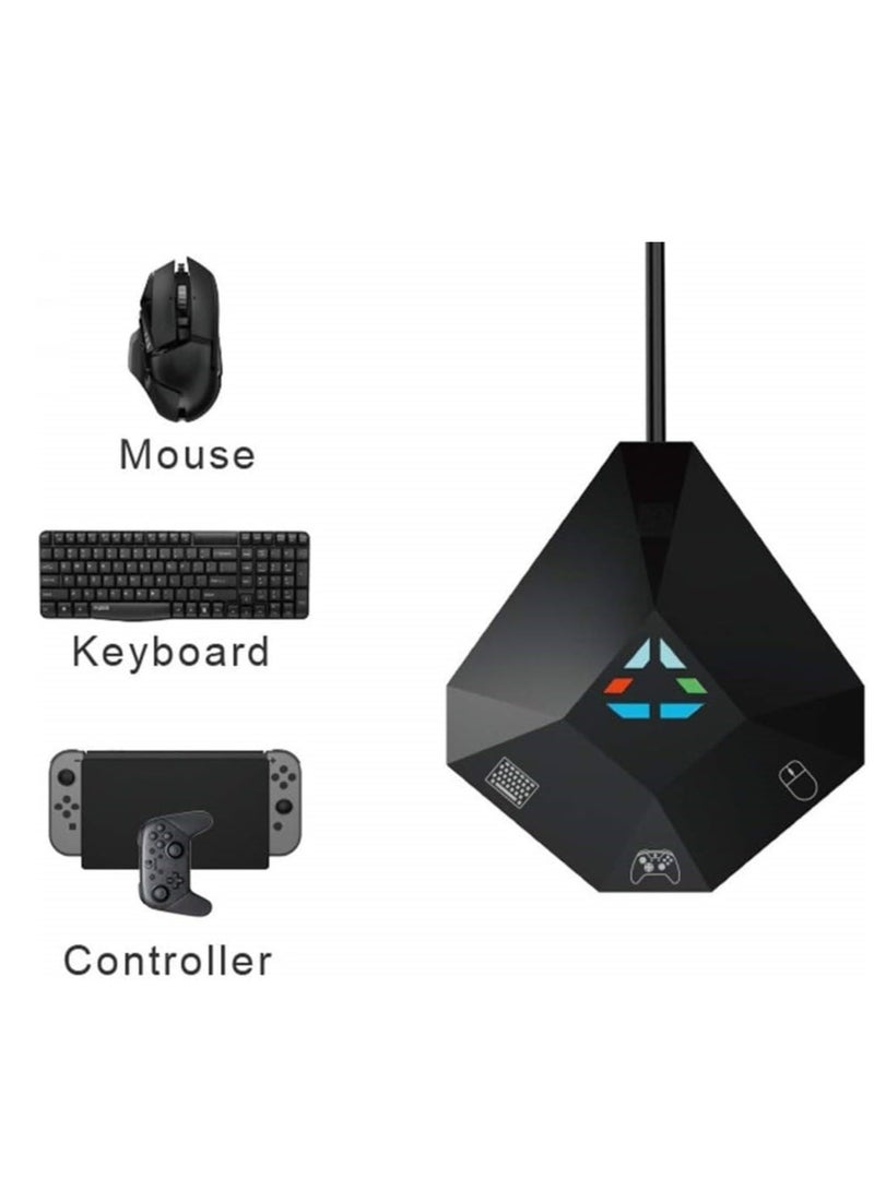 Keyboard and Mouse Adapter for Nintendo Switch/Xbox One/Xbox 360/PS4/PS3,Plug&Play Console Converter for FPS, TPS, RPG Gaming, Wired Keyboard and Mouses Converter - Image 5