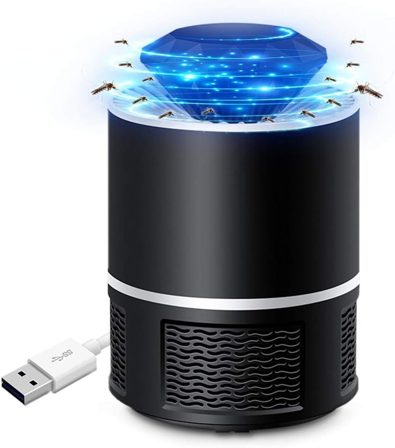 BAGGRA Electric Mosquito Killer Lamp USB Power Anti-mosquito Trap LED Night Light Lamp Bug Insect Killer Light Repeller - Image 1