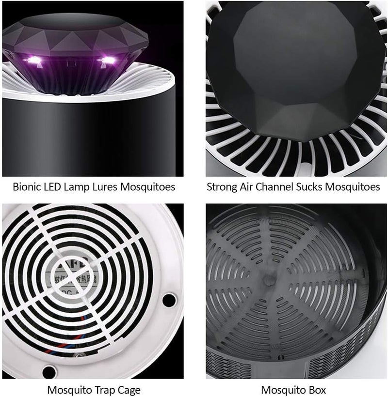 BAGGRA Electric Mosquito Killer Lamp USB Power Anti-mosquito Trap LED Night Light Lamp Bug Insect Killer Light Repeller - Image 4