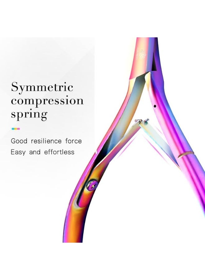 BORN PRETTY Cuticle Trimmer Cuticle Nippers,Nail Cuticle Cutter Stainless Steel Cuticle Nippers with Sharp Blades of Cuticle Remover Clippers Pedicure Manicure Tools for Nail Care - Image 2