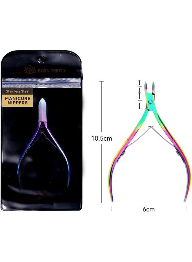 BORN PRETTY Cuticle Trimmer Cuticle Nippers,Nail Cuticle Cutter Stainless Steel Cuticle Nippers with Sharp Blades of Cuticle Remover Clippers Pedicure Manicure Tools for Nail Care - Image 5