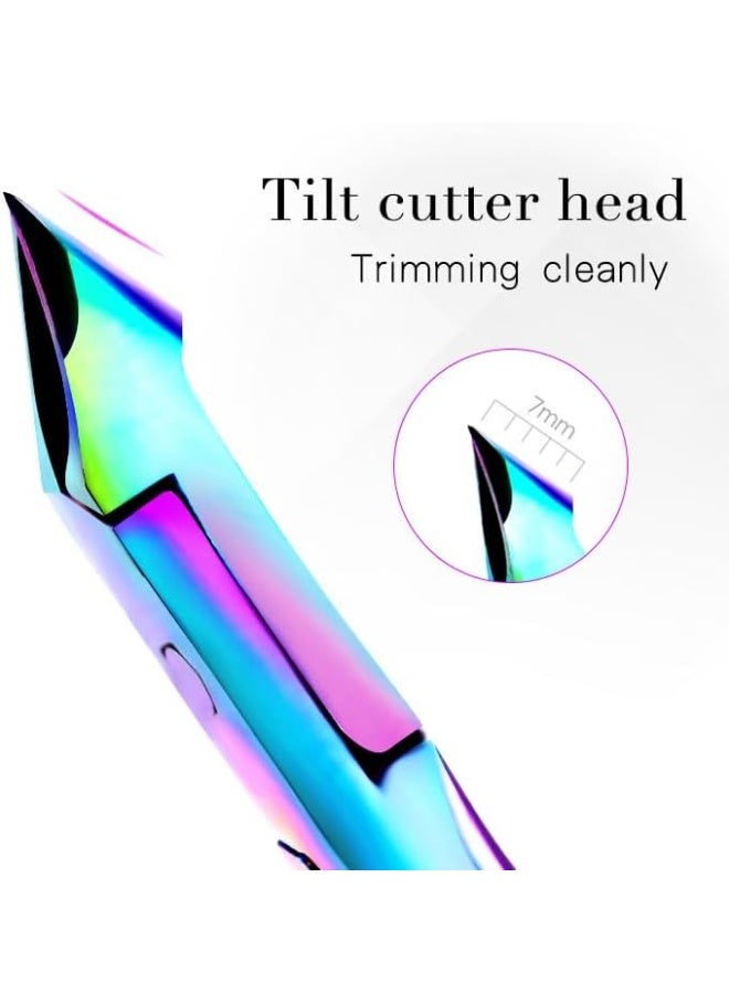 BORN PRETTY Cuticle Trimmer Cuticle Nippers,Nail Cuticle Cutter Stainless Steel Cuticle Nippers with Sharp Blades of Cuticle Remover Clippers Pedicure Manicure Tools for Nail Care - Image 3