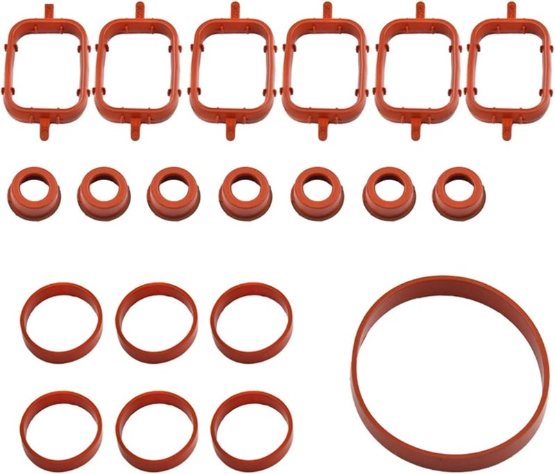 Wivplex 20PCS Car Rubber Intake Manifold Seal Gasket Repair Kit - Image 1