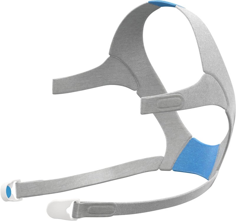 Resmed ResMed AirFit/AirTouch F20 Headgear - Replacement CPAP Headgear - Frame System & Full Face Cushion Not Included - Premium CPAP Accessories - Small, Blue