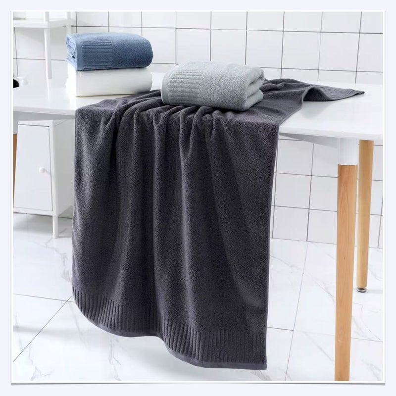 Sharpdo Pure Cotton Towel Set Household Extra Absorbent Bath Towel Hand Towel Wash Cloth Full Cotton 8 Pack Set - Image 3