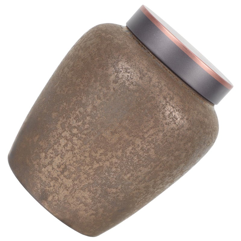 Vintage Japanese Style Ceramic Tea Canister With Lid Small Sealed Storage Jar - Image 2